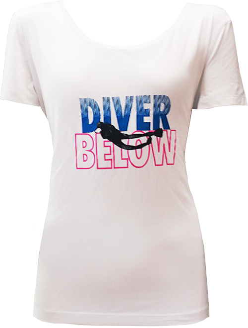 T-Shirt, Diver Below for Women
