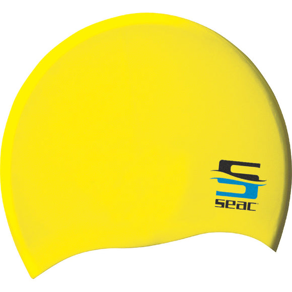 SWIM CAP JUNIOR SILICONE YELLOW