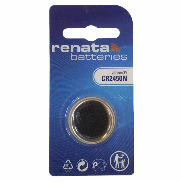 RENATA CR2450N Lithium Battery 3V, 1-Pack