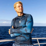 T-Flex Rash Guard Shark UPF 50, Men
