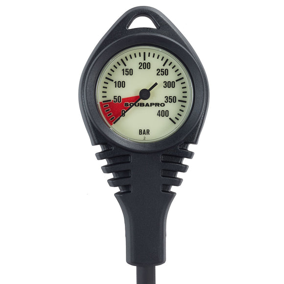 Standard Pressure Gauge Complete with Hose, 0° Bar