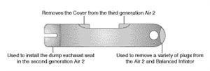SCUBAPRO AIR 2 Seat Slider Tool