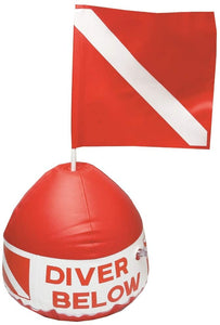 Diver Below Flag Buoy