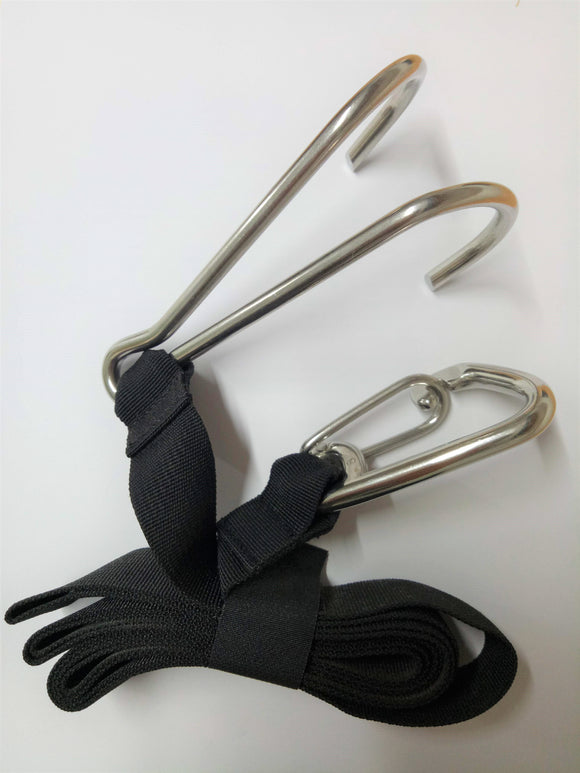Double Reef Hook with Cord and SS snap